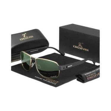 Imagem de Óculos De Sol Retangulares Vintage Retro Polarizados UV400 Para Homens