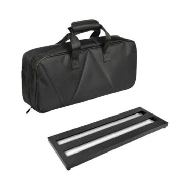 Imagem de Pedaleira De Efeitos Para Guitarra Em Liga De Alumínio Tamanho Médio 1