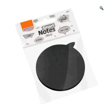 Imagem de Bloco smart notes speech 70x70mm balão   preto   50fls   1bloco   brw 