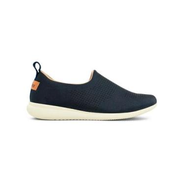 Imagem de Tênis Feminino Usaflex Slip on Confortável Elastano Sem Cadarço Usafle