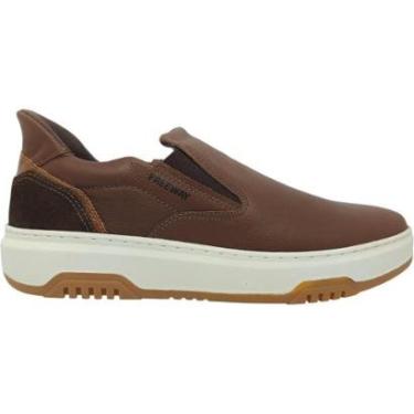 Imagem de Sapato Iate Casual Masculino Dia a Dia Passeio Trabalho Em Couro Com Elástico Free Way...
