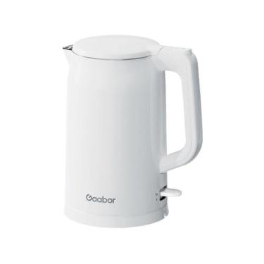 Imagem de Chaleira Elétrica 1,7l 1450W Cabo Retrátil 110V - Gaabor, Branco, 110V