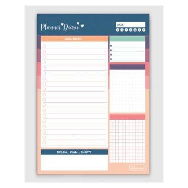 Imagem de Bloco Planner Para Recado Daydream 80Fls 140x200mm Cadersil