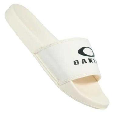 Imagem de Chinelo Oakley Masculino Malibu Bark, 10r, Arctic white, 40
