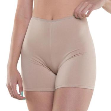 Imagem de Shorts Bermuda Modeladora Shapewear Segunda Pele Anágua Cintura Alta F