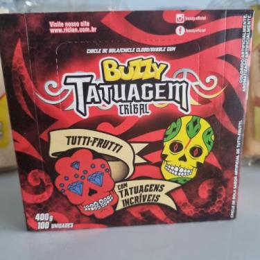Imagem de Caixa de chiclete buzzy tutti frutti com tatto - Starmix