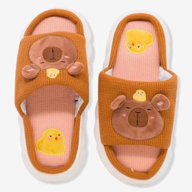 Imagem de Pantufa Chinelo Nuvem Capivara Zona Criativa
