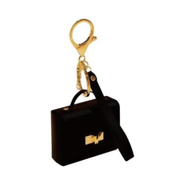 Imagem de Mini Porta-Moedas Chaveiro: Pingente De Bolsa Moderno E Acessório Vers