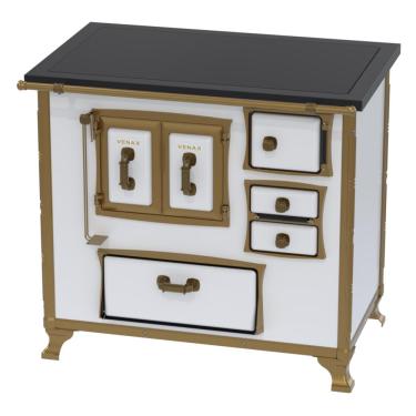 Imagem de Fogao a Lenha Venax GII n 2 Renaissance Premium Branco SE