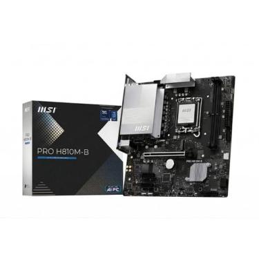 Imagem de Placa Mãe MSI H810M-B Pro (LGA 1851 - DDR5 6400) - Chipset H810M - Lan