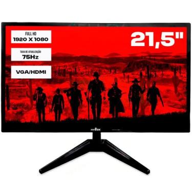 Imagem de Monitor LED 21,5" MNBOX, Resolução Full HD 1920x1080, 75Hz, HDMI, VGA 
