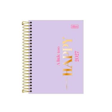 Imagem de Agenda Espiral Happy M4 2027 Lilás - Tilibra