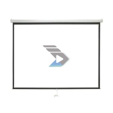 Imagem de Tela de Projeção Eletrica 2,22m x 1,25m GRM - GTRE100W - 16:9 - 100 Polegadas