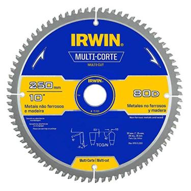Imagem de IRWIN Lâmina de Serra Circular Multicorte 350mm e 100 Dentes 1863686