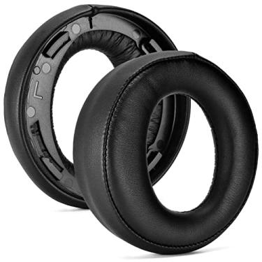 Imagem de Almofada preta de substituição para fones de ouvido protetores de ouvido Capa para almofada compatível com Sony ps3 ps4 Gold Wireless CECHYA-0083 Stereo 7.1 Fone de ouvido virtual Surround