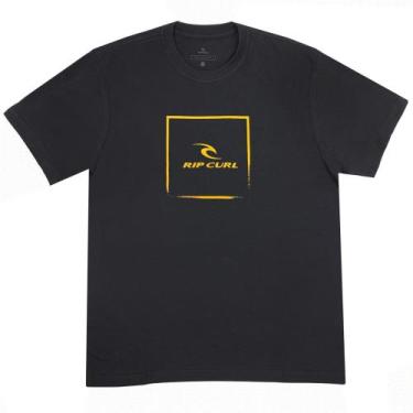 Imagem de Camiseta Plus Size Rip Curl Icon Corp Washed Black