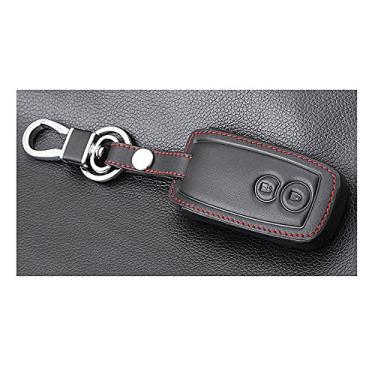 Imagem de CSHU Porta-chaves de couro para carro remoto capa porta-chaves porta-chaves, adequado para Suzuki Grand Vitara Ignis Liana Samurai Swift Sx4 S-Cross, 2