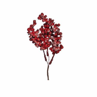 Imagem de Pick Galho Curto Mrr C/frutas Vrm 1un 15x5x5cm 1694204