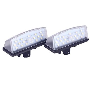 Imagem de Polarlander 2 peças de luzes de placa de carro LED 12V SMD3528 Kit de lâmpada de placa de número de LED para Toyota Prius ZVW30 Venza Matrix para Lexus CT200H
