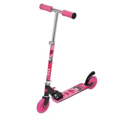 Patinete Rosa Com Cesta Infantil Luz e Som Princesas 3 Rodas - Pop  Brinquedos - Patinete Infantil 3 Rodas - Magazine Luiza