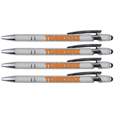 Imagem de Greeting Pen Tennessee Caneta de metal revestida com toque suave, pacote com 4 (4003), branca, multi
