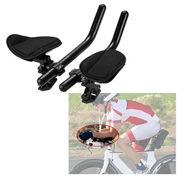 Imagem de Tingpai Guiador Resto da bicicleta Ciclismo Aero Bar Bicicleta Lidar Com Bar de Relaxamento MTB Road Bike B ço Rest Bar Bicicleta Aerobar