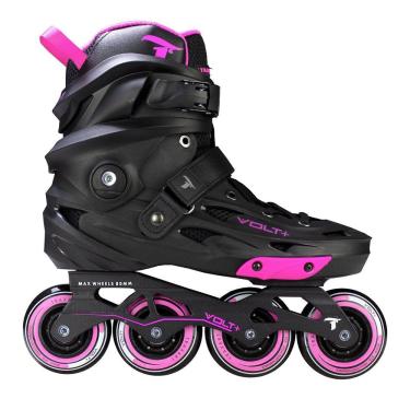 Imagem de Patins inline freestyle traxart volt + rosa abec 9