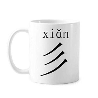 Imagem de Componente do personagem chinês Xian Caneca de cerâmica café xícara de porcelana louça