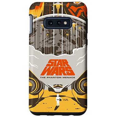 Imagem de Capa para Galaxy S10e Star Wars The Phantom Menace Illustrated Movie Poster