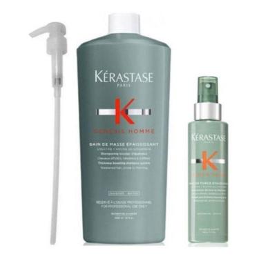 Imagem de Kit Genesis Homme Shampoo 1000ml + Spray - Kerastase