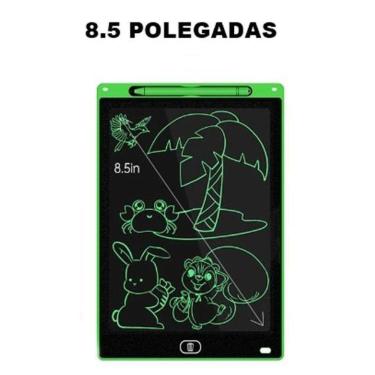 Imagem de Tablet Lousa Mágica Desenho Tela LCD 8.5 Polegadas 3D Verde