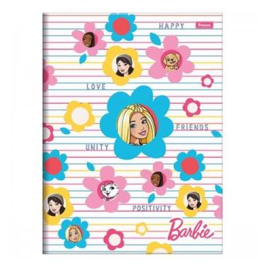 Imagem de Caderno Barbie Brochura Pequeno Capa Dura 48F Escolar Menina - Foroni