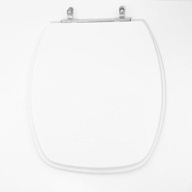 Imagem de Assento Sanitário Poliéster para Louça Thema incepa Aço Branco