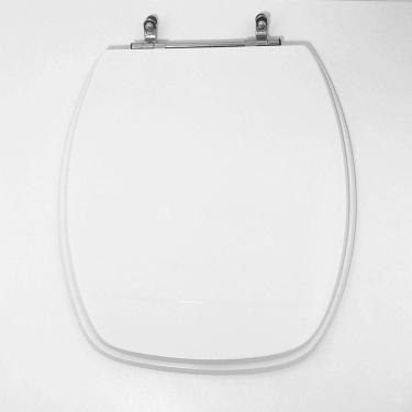 Imagem de Assento Sanitário Poliéster para Louça Thema incepa Aço Branco
