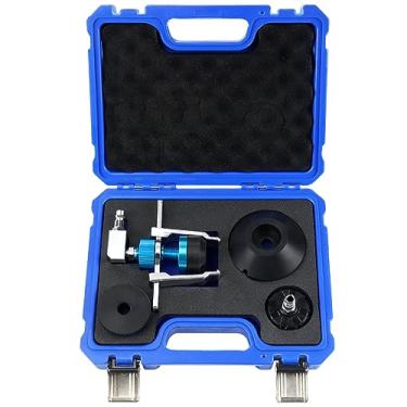Imagem de JoyFans Kit adaptador de cilindro mestre do sistema de embreagem de freio, funciona com ferramenta de sangramento de freio para substituição de fluido de freio de carro caminhão, automotivo universal 5 peças em caixa azul