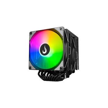 Imagem de Air Cooler Gamer Rise Mode Storm 8 Black, ARGB, AMD/Intel, 120mm, Preto - RM-ACST-ARGB-B