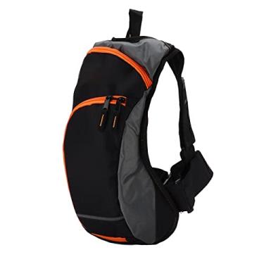 Imagem de Mochilas para Motocicleta à Prova D'água, Tecido Oxford, Componente Ao Ar Livre, Mochila de Ombro para Moto (C laranja)