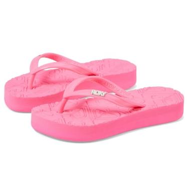 Imagem de Roxy Sandália plataforma Viva para meninas, Rosa choque 241, 1 Big Kid