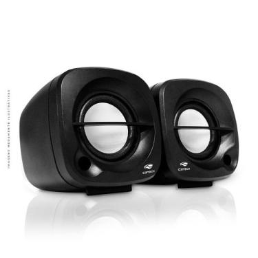 Imagem de Caixa de Som C3Tech 2.0, Portátil, P2 3.5mm, 3W RMS, Alimentação USB, 