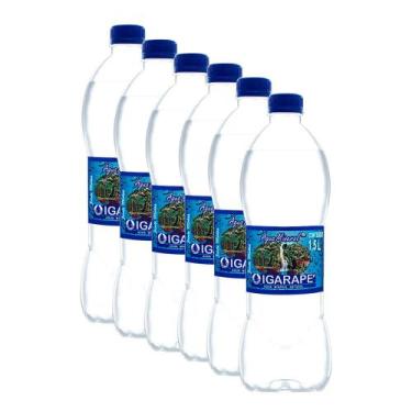 Imagem de Kit 6 Água Mineral Igarapé 1,5 Litro