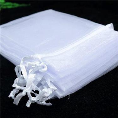 Imagem de Saquinho de organza com fita cetim 7x9 - 1000 unidades - Art e festa
