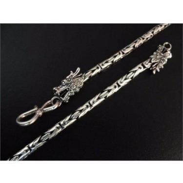 Imagem de Conjunto Corrente E Pulseira Bali Ponto Peruano Em Prata 925 - RD Maga