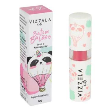 Imagem de Batom Infantil Balão Vizzela Vegana 4g Hidratante - Vizzela Cor Voa Vo