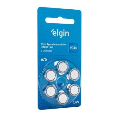 Imagem de Pilha Auditiva TAM. 675 PR44 1,4V C/6UN - ELGIN