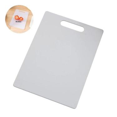 Imagem de Tábua Corte Carne Legumes Plástico Resistente Com Alça 30x20cm - Losan
