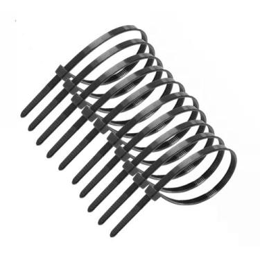 Imagem de  Abraçadeira Plástica Nylon 390 x 4,8mm Preta 10 Unidades - Gfix