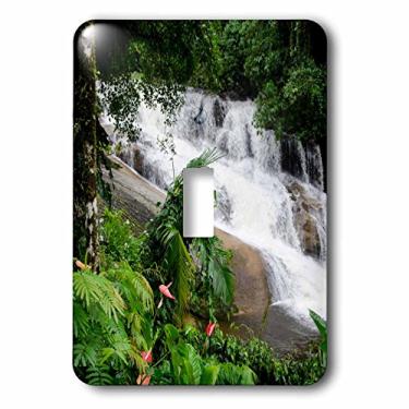 Imagem de 3dRose lsp_187501_1 Brasil, Paraty, Serra da Bocaina Np, Interruptor de alternância de cachoeira da floresta tropical