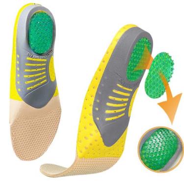 Imagem de Palmilha Conforto Fascite Pé Chato Esporão Gel Esportiva - Prospecta D