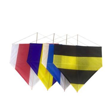 Imagem de Kit 75 Pipas Papagaio Pequena de 43cm Sortido Cosme Damião - Blook