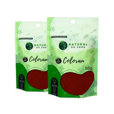 Imagem de  Colorau Pó Alta Qualidade Premium Superior Importado 50g Kit 2 Pouch 